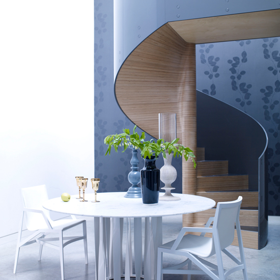 Grey spiral staircase striking ideas for stairs and hallways | Hallways and stairs ? 10 striking ideas | hallway decorating ideas | housetohome