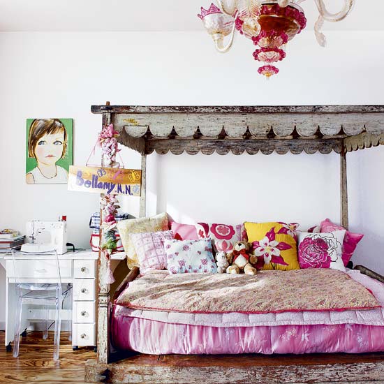 Girl's bedroom Girl's bedroom | Modern New York town house tour | House tour | Modern decorating ideas | PHOTO GALLERY | Livingetc | Housetohome