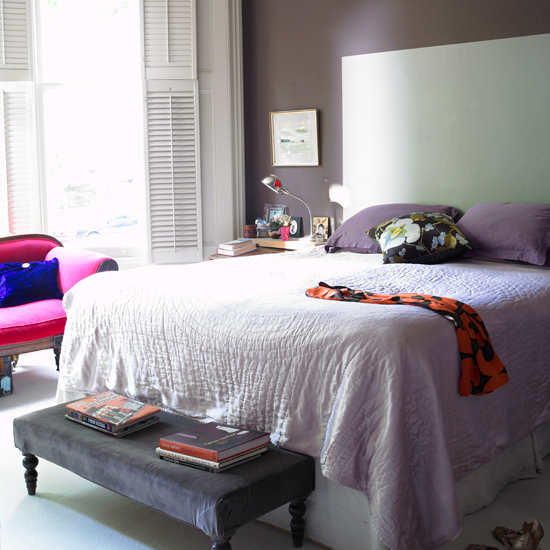 Romantic master bedroom | colour experts family home | boho-chic house tour | house tour | housetohome
