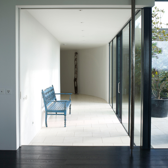 Light Blue Hallway