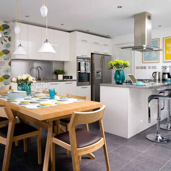 Granite floor tiles Go for a traditional feel with granite tiles | kitchen flooring ideas - 10 of the best |