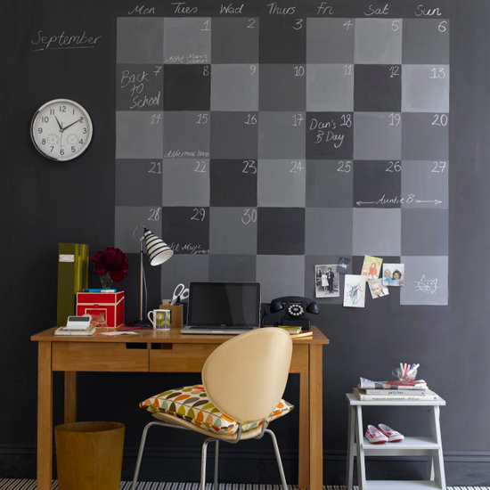 Use a statement chalkboard Home office storage ideas | Home office | Storage | PHOTO GALLERY | Housetohome