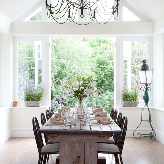 Light filled dining room | Extended country lodge | House tour | PHOTO GALLERY | Housetohome