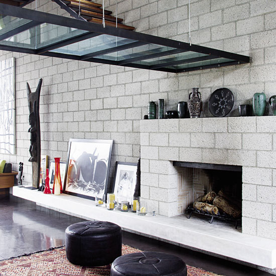 Living room fireplace | Californian home | House tour | Real homes | PHOTO GALLERY | Housetohome