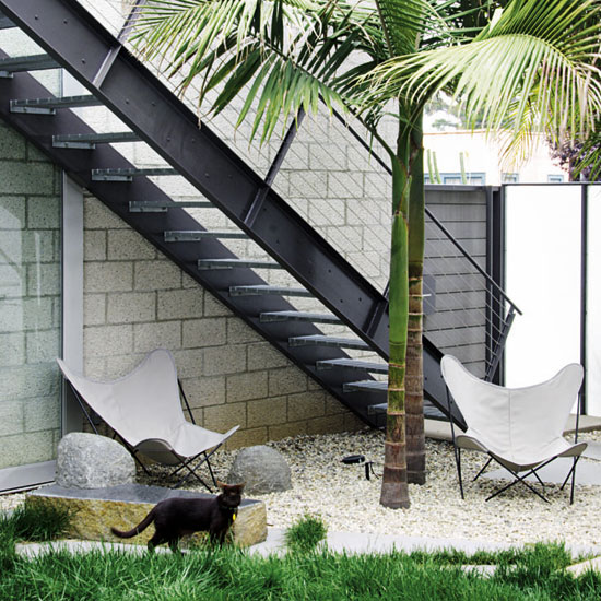 Garden with outdoor staircase | Californian home | House tour | Real homes | PHOTO GALLERY | Housetohome