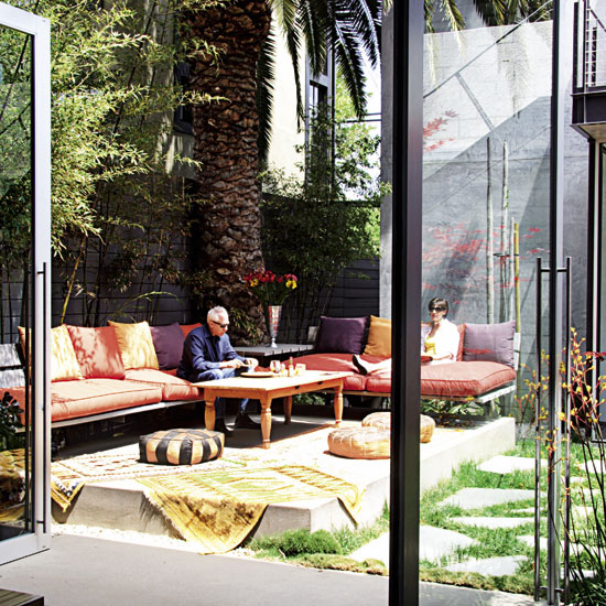 Garden seating | Californian home | House tour | Real homes | PHOTO GALLERY | Housetohome