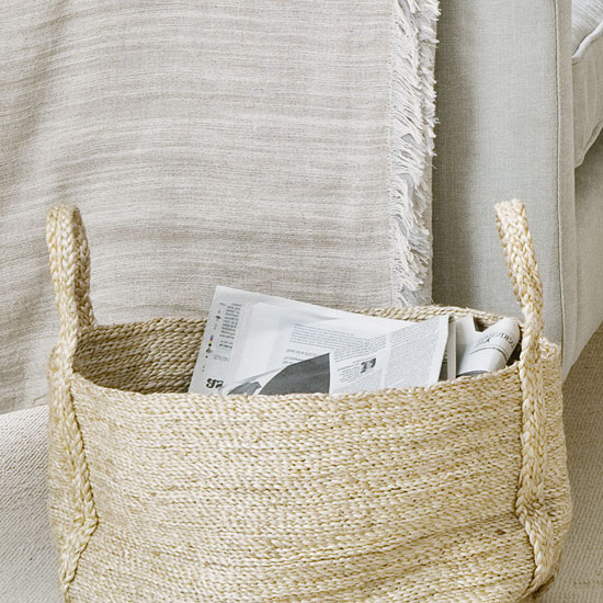 Buy boxes, baskets and bags Living room storage basket | Declutter your living room | Living room storage solutions | PHOTO GALLERY | Housetohome