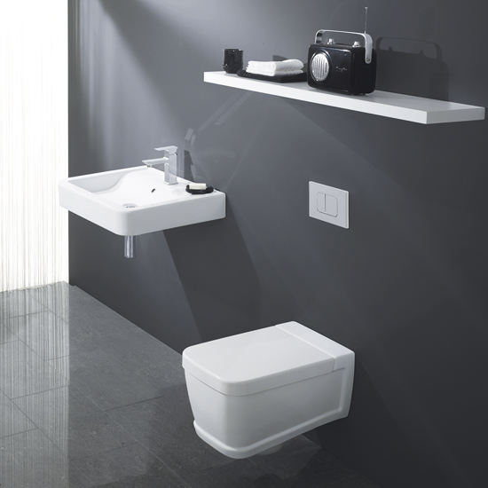 Status Square suite from Bauhaus Status Square suite from Bauhaus | 10 of the best cloakroom suites | cloakroom ideas | bathroom ideas | housetohome