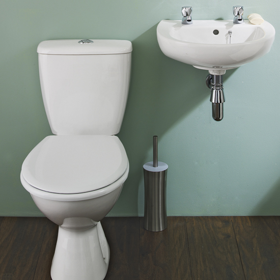 Grove 2 suite from Screwfix Grove 2 suite from Screwfix | 10 of the best cloakroom suites | cloakroom ideas | bathroom ideas | housetohome