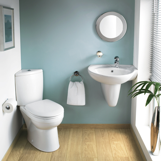 Galerie Optimise suite from Twyford Bathrooms | 10 of the best cloakroom suites | cloakroom ideas | bathroom ideas | housetohome