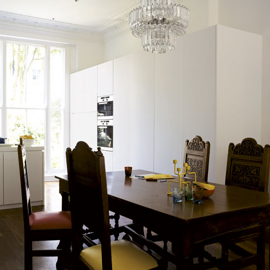 Kitchen area | Take a tour around a grand townhouse in Notting Hill | house tours | modern and contemporary ideas | housetohome