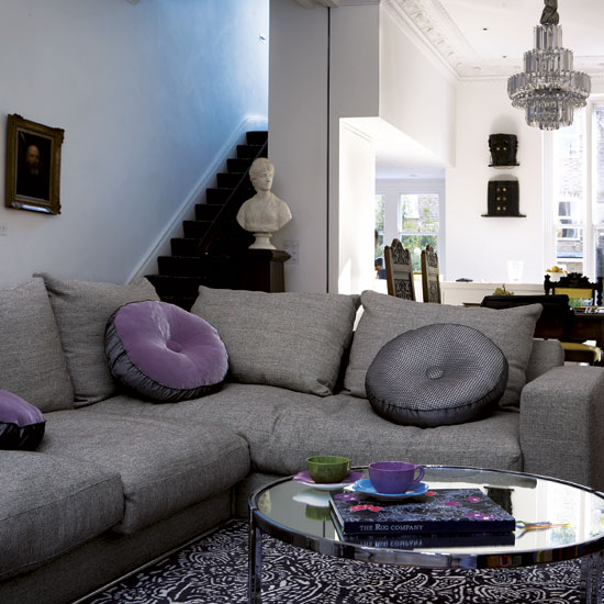 Living room | Take a tour around a grand townhouse in Notting Hill | house tours | modern and contemporary ideas | housetohome