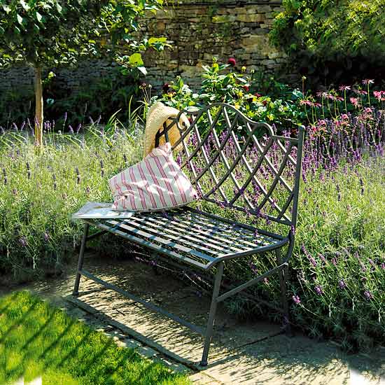 Portobello bench, £165, Garden Trading.