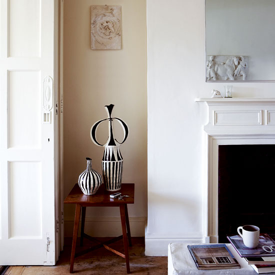 Living room fireplace Living room fireplace | Edwardian apartment in Dublin | House tour | Real home | PHOTO GALLERY | Housetohome