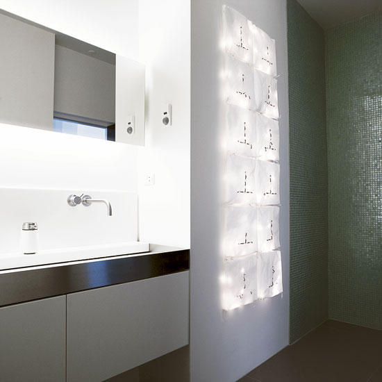 Cool guest bathroom | step inside a cool Danish loft apartment | modern home ideas | house tour | housetohome