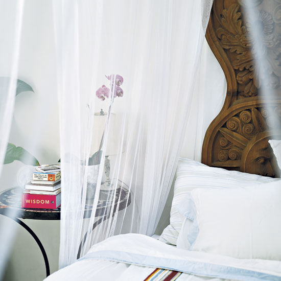 Nature-inspired bed | Take a a tour around supermodel Tatjana Patitz's Californian ranch | house tours | housetohome