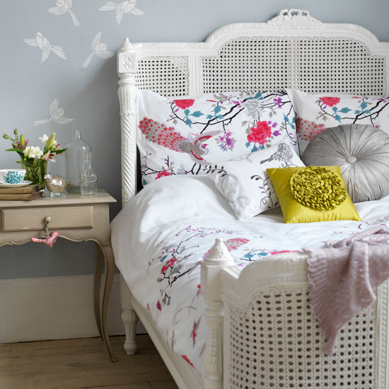 Summer floral bedroom | Bedroom idea | Cushion | Image | Housetohome