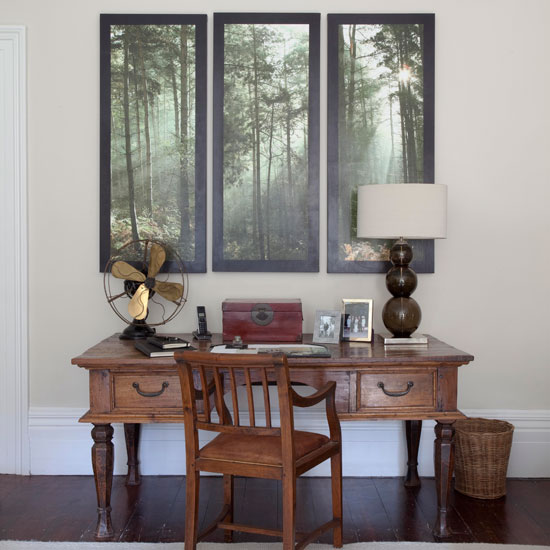 Home office snug | Former Georgian vicarage | 25 Beautiful Homes house tour | PHOTO GALLERY | Housetohome