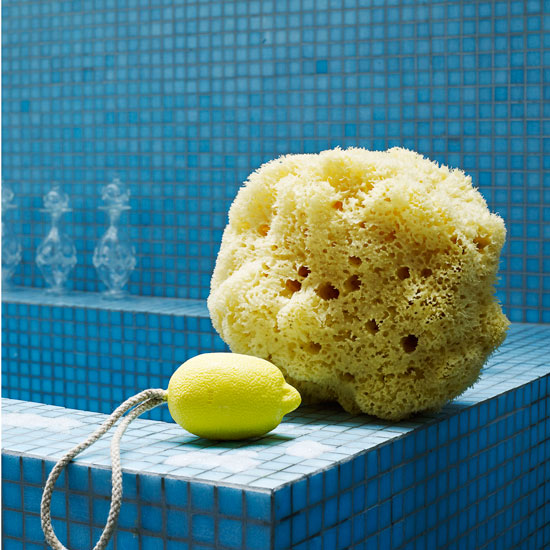 Natural bathroom sponges