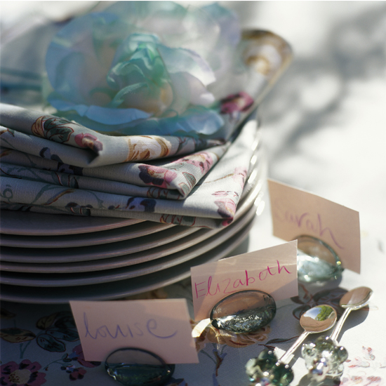 Place-card holders Place-card holders | Alfresco dining looks