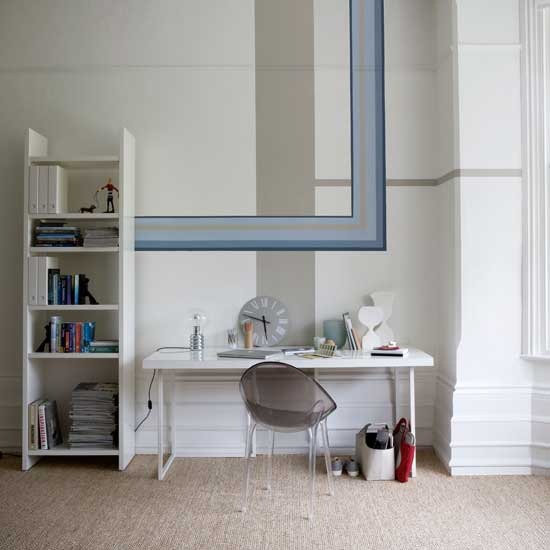 Paint geometric borders Paint geometric borders | Transform your walls | Home ideas | PHOTO GALLERY | Housetohome.co.uk