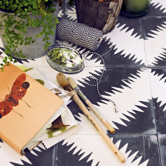 Zig Zag flooring The beauty of Ikats | Decorating Ideas | PHOTO GALLERY | Homes & Gardens | Housetohome