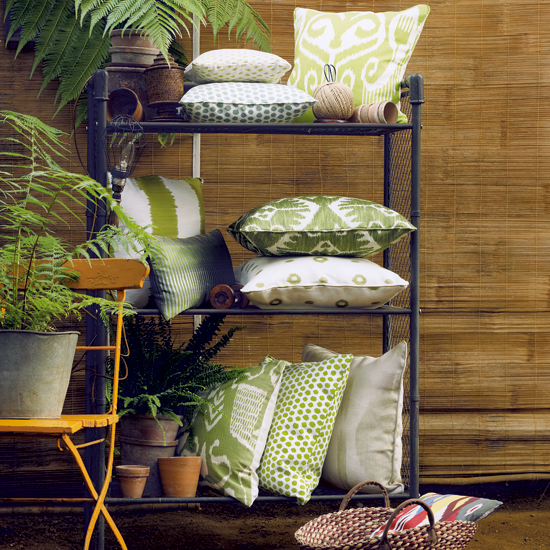 Botanical cushions Botanical cushions | The beauty of Ikats | Decorating Ideas | PHOTO GALLERY | Homes & Gardens | Housetohome