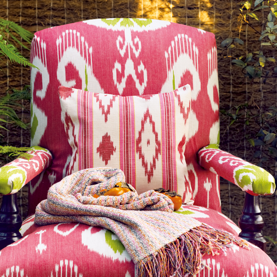 Vibrant upholstery Vibrant upholstery | The beauty of Ikats | Decorating Ideas | PHOTO GALLERY | Homes & Gardens | Housetohome