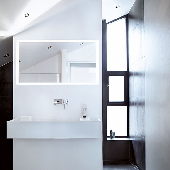 Contemporary white bathroom | Bathroom idea | Basin | Image | Housetohome