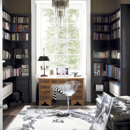 Home office Home office | Step inside a fashion designer's Georgian home | House tour | Modern decorating ideas | PHOTO GALLERY | Livingetc | Housetohome