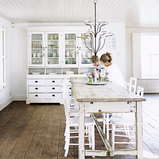 Dining room | All-white extended cottage | Real Home | Livingetc house tour | PHOTO GALLERY | Housetohome