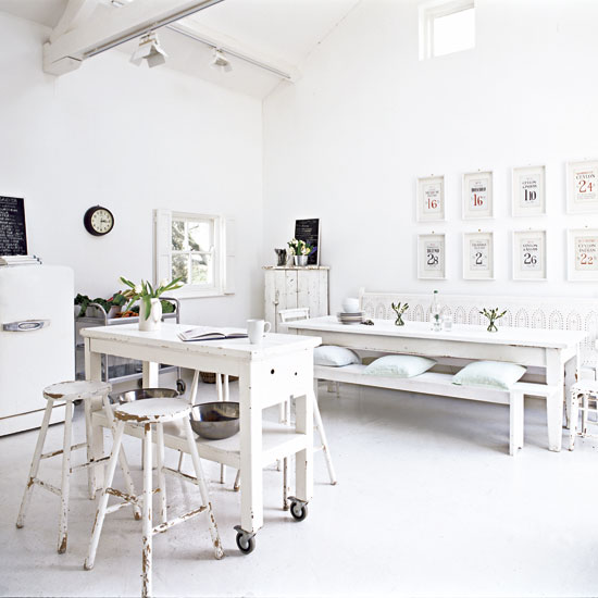 Kitchen-diner | All-white extended cottage | Real Home | Livingetc house tour | PHOTO GALLERY | Housetohome