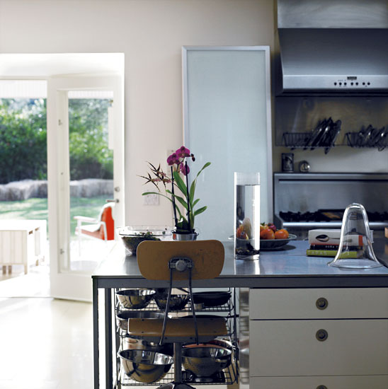 Open-plan kitchen Open-plan kitchen | Take a tour around actress Rachel Griffiths' mid-centurymodern LA home | house tours | housetohome