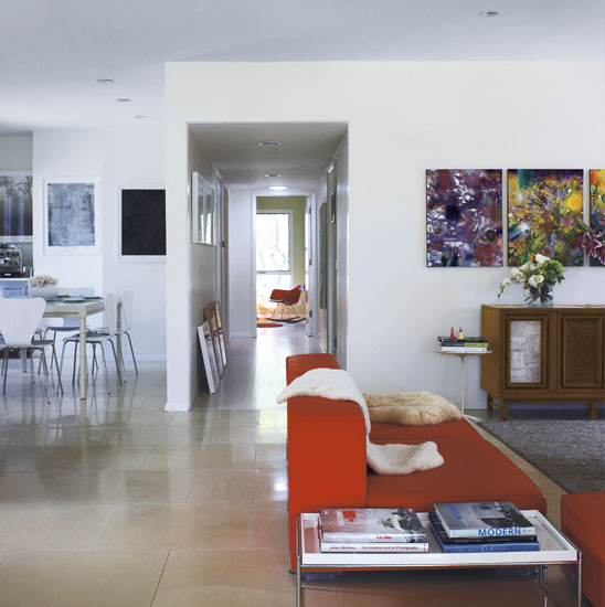 Family room Family room | Take a tour around actress Rachel Griffiths' mid-centurymodern LA home | house tours | housetohome