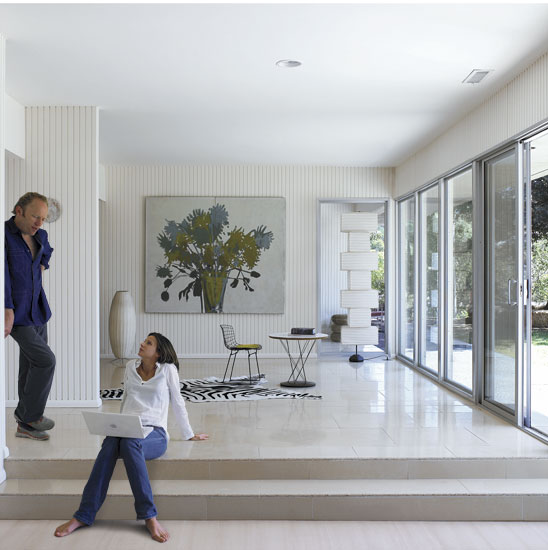 French doors French doors | Take a tour around actress Rachel Griffiths' mid-centurymodern LA home | house tours | housetohome