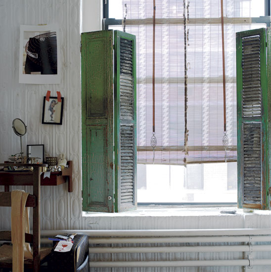 Shabby-chic shutters Shabby-chic shutters | Stylist Sibella Court's bohemia-chic apartment | House tour | Modern decorating ideas | PHOTO GALLERY | Livingetc | Housetohome