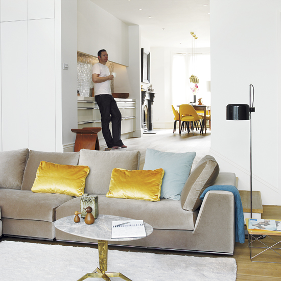 Open-plan living space Take a tour around an elegant modern home ...