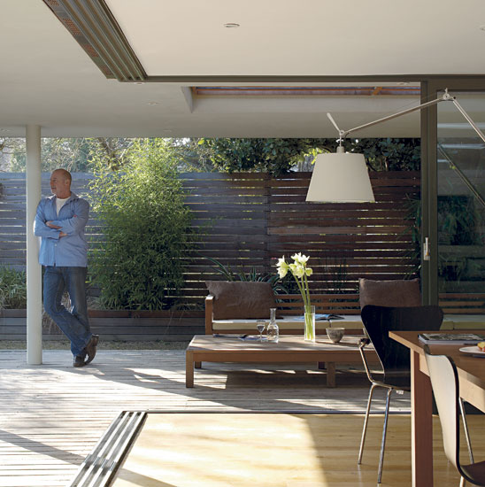 Outside dining area | step inside a cool California-style Sussex home | house tours | housetohoe