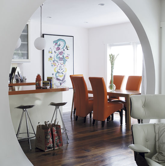 Dining room archway Dining room archway | take a tour around model Angie Hill's serene Hollywood home | house tours | housetohome