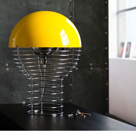 Wire table lamp by Verner Panton for VerPan | Livingetc design classics | modern decorating | furniture and accessories | PHOTO GALLERY | Livingetc | Housetohome
