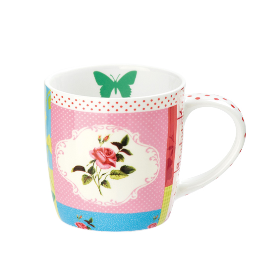 Patchwork mug from Royal Worcester | Vintage camping buys | Country Homes & Interiors | Shopping