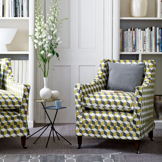 Use bright geometric fabric | Decorating with 1950s flair | Traditional decorating ideas | PHOTO GALLERY | Homes & Gardens | Housetohome