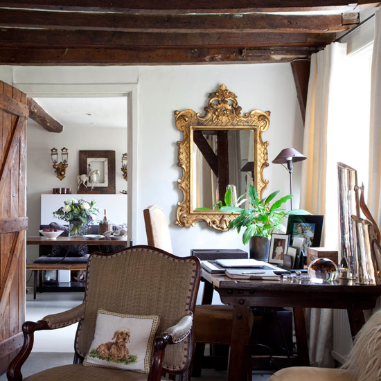 Rustic home office | 10 stylish looks for home offices | Home office | 25 Beautiful Homes | PHOTO GALLERY | Housetohome