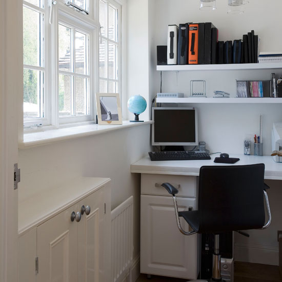White home office | 10 stylish looks for home offices | Home office | 25 Beautiful Homes | PHOTO GALLERY | Housetohome