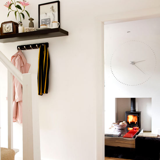 Add floating shelves Add floating shelves | 10 space-saving hallway ideas | Hallways | Decorating ideas | Hallway design | PHOTO GALLERY | Housetohome