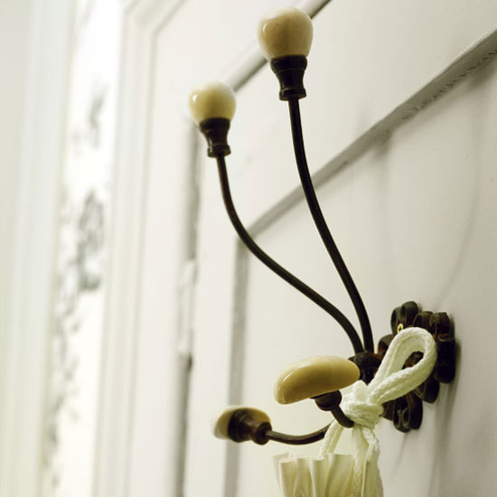 Opt for elegant coat hooks | Country-house bedroom | Guest bedroom | Bedroom decorating ideas | PHOTO GALLERY | Housetohome