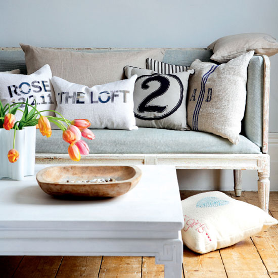 Opt for fun cushions | Personalised living room | Cushion | Living room idea | Personal style | Image | Housetohome