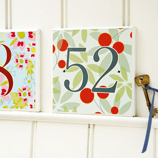 Add a unique house number plate | Design ideas: add personal style to your home | Personal style | Decorating idea | Image | Housetohome