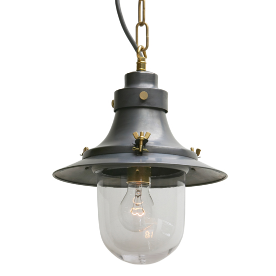 Small weathered-finished decklight from Davey Lighting