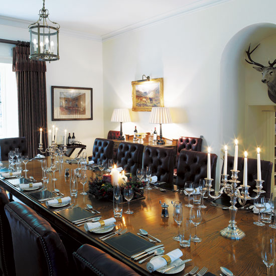 Dining room | Be inspired by this cosy Scottish Highland retreat | House tours | Classic decorating ideas | PHOTO GALLERY | Homes & Gardens | Housetohome